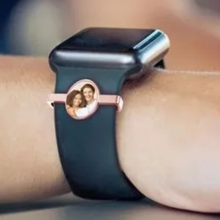 Load image into Gallery viewer, Apple Watch Personalized Photo Charm Accessory
