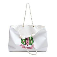 Load image into Gallery viewer, AKA Sorority Personalized Custom Made XL Tote
