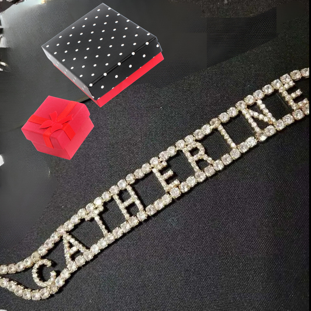 CZ Personalized Choker Necklace