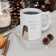 Load image into Gallery viewer, Wake up Kick ass and Repeat Ceramic Mug 11oz
