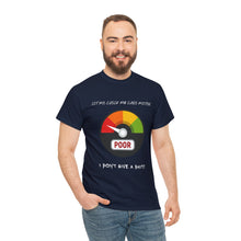 Load image into Gallery viewer, I don&#39;t give a shit meter Unisex Cotton Tee
