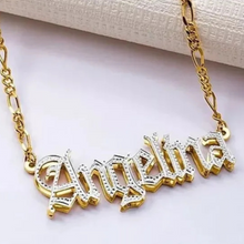 Load image into Gallery viewer, Double Plated Personalized 3D Necklace
