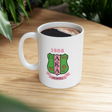 Load image into Gallery viewer, AKA Sorority Ceramic Mug 11oz
