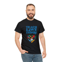 Load image into Gallery viewer, Teach Love Inspire Unisex Cotton Tee
