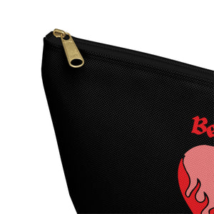 Betty Boop Flaming Heart Accessory Pouch w T-bottom