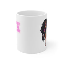 Load image into Gallery viewer, Beauty and Brains Ceramic Mug 11oz
