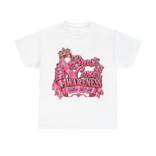 Load image into Gallery viewer, Together We Fight Breast Cancer Awareness Pink Ribbon T-Shirt — product view
