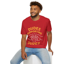 Load image into Gallery viewer, Dudes Supporting Dudes Softstyle T-Shirt
