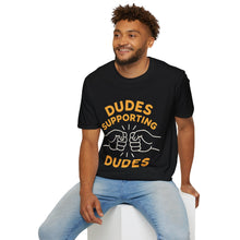 Load image into Gallery viewer, Dudes Supporting Dudes Softstyle T-Shirt
