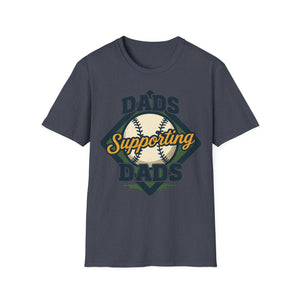 Baseball Field T-Shirt - Dads Supporting Dads Personalized Name Design