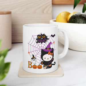 Hello Kitty Halloween Trick or Treat Ceramic Mug 11oz