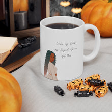 Load image into Gallery viewer, Wake up Kick ass and Repeat Ceramic Mug 11oz
