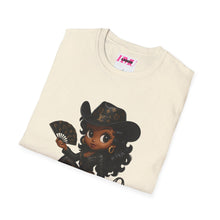 Load image into Gallery viewer, Betty Boop Where them fans at Softstyle T-Shirt
