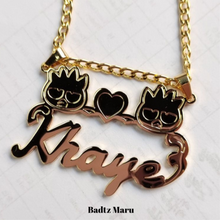 Load image into Gallery viewer, Badtz Maru Personalized Necklace
