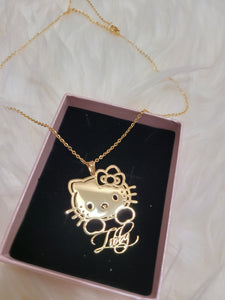 New Hello Kitty Personalized Necklace