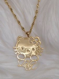 New Hello Kitty Personalized Necklace