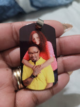 Load image into Gallery viewer, Army Dog Tag Personalized Photo Pendant Necklace
