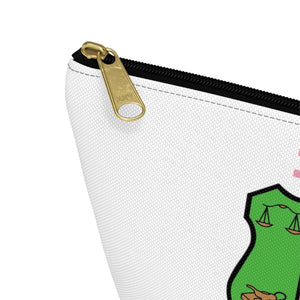 AKA Sorority Personalized Accessory Pouch w T-bottom