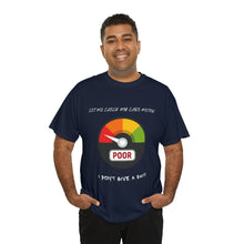 Load image into Gallery viewer, I don&#39;t give a shit meter Unisex Cotton Tee
