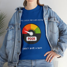 Load image into Gallery viewer, I don&#39;t give a shit meter Unisex Cotton Tee
