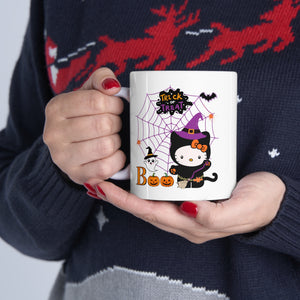 Hello Kitty Halloween Trick or Treat Ceramic Mug 11oz