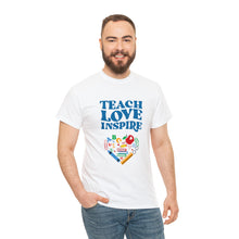 Load image into Gallery viewer, Teach Love Inspire Unisex Cotton Tee
