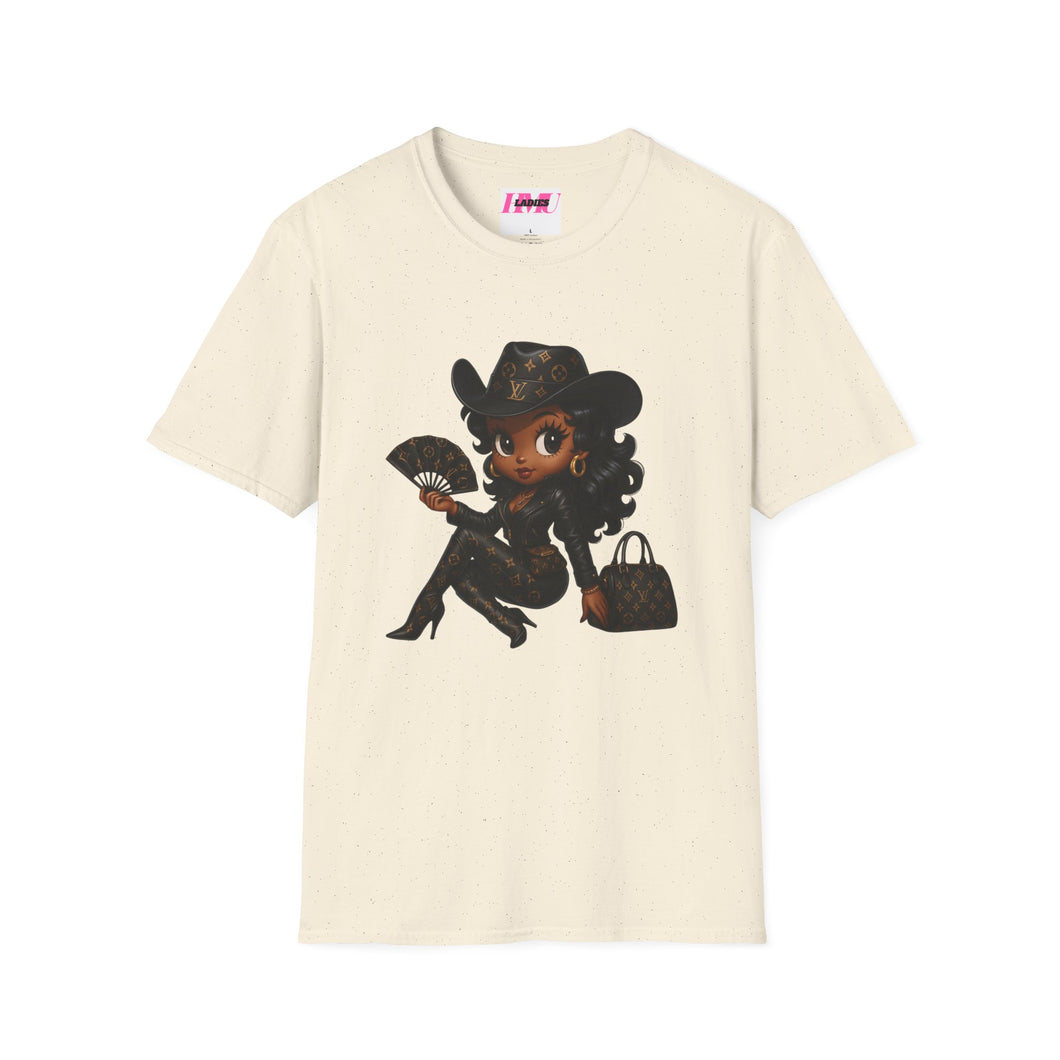 Betty Boop Where them fans at Softstyle T-Shirt