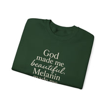 Load image into Gallery viewer, Melanin Made Me Golden Sweatshirt
