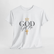 Load image into Gallery viewer, God Got Me Shirt, Christian T Shirt Women, Faith Based Tee, Religious Shirt, Minimalist Christian Shirt, Inspirational Graphic Tee, Church Outfit, Gift for Her/him
