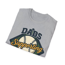 Load image into Gallery viewer, Baseball Field T-Shirt - Dads Supporting Dads Personalized Name Design

