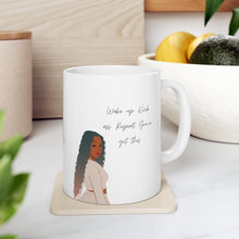 Load image into Gallery viewer, Wake up Kick ass and Repeat Ceramic Mug 11oz
