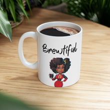 Load image into Gallery viewer, Brewtiful Ceramic Mug 11oz
