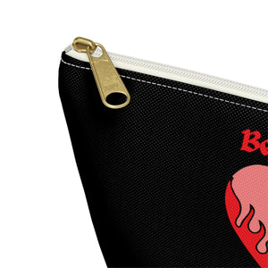 Betty Boop Flaming Heart Accessory Pouch w T-bottom