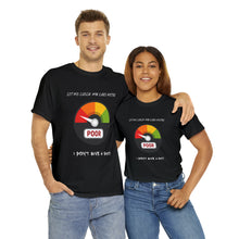 Load image into Gallery viewer, I don&#39;t give a shit meter Unisex Cotton Tee
