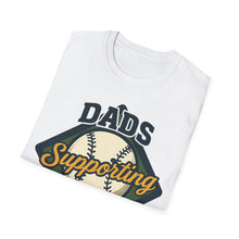 Load image into Gallery viewer, Baseball Field T-Shirt - Dads Supporting Dads Personalized Name Design
