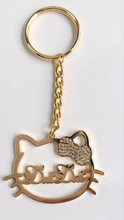 Load image into Gallery viewer, Hello Kitty 18k Gold-Plated Personalized Wallet Keychain - Stylish and Unique Accessory
