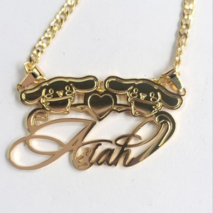 Cinnamonroll Heart Pendant Necklace