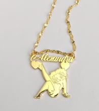 Load image into Gallery viewer, Personalized Custom Made Betty Boop Pendant Necklace
