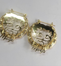 Load image into Gallery viewer, Betty Boop, Personalized Necklace and Earrings Set
