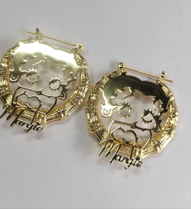 Betty Boop, Personalized Necklace and Earrings Set