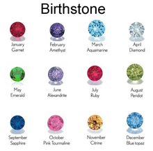 Load image into Gallery viewer, Double Gold Plated Heart Name Necklace With Birthstone
