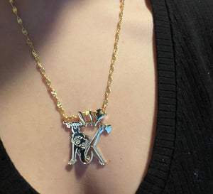 Personalized Custom Made Betty Boop Pendant Necklace