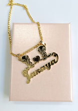 Load image into Gallery viewer, Personalized Characters &quot;Hello Kitty, Minnie Mouse, Tweety Bird, Any Character&quot;  Heart Pendant Necklace
