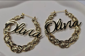 XOXO Personalized Custom Earrings