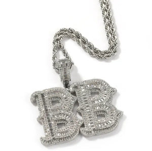 HMU Ladies AAA CZ Custom Name/Number Necklace