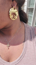 Load and play video in Gallery viewer, Betty Boop Twisted Bamboo Earrings
