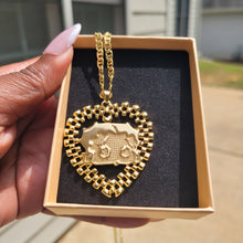 Load image into Gallery viewer, Betty Boop Personalized Pendant – 14K Gold-Plated Stainless Steel | Custom Name or Engraving
