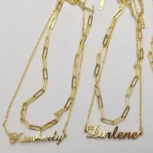 Double Layer Gold Plated Personalized Anklet