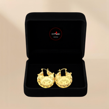 Load image into Gallery viewer, Kuromi Twisted Bamboo Earrings
