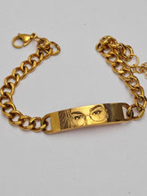 Load image into Gallery viewer, Custom Stainless Steel Eyes Cuban Link Bracelet – Gift for Him or Her
